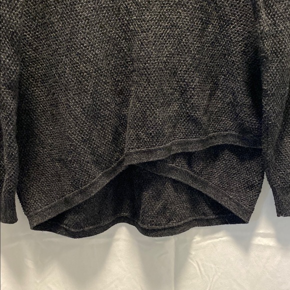 Madewell Charcoal Textured Crew Neck Sweater - Picture 3 of 7